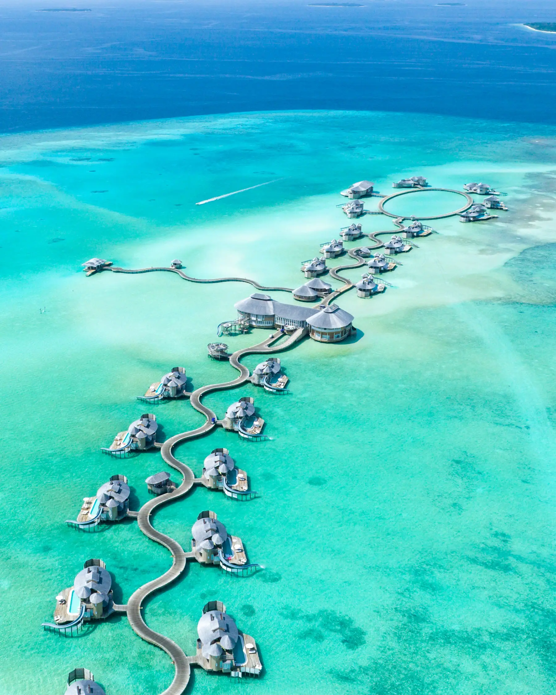 An island resort in the Maldives
